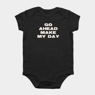 Famous MOVIE Quote 06 / Guess The Film Title / Only for true Cinephiles Baby Bodysuit